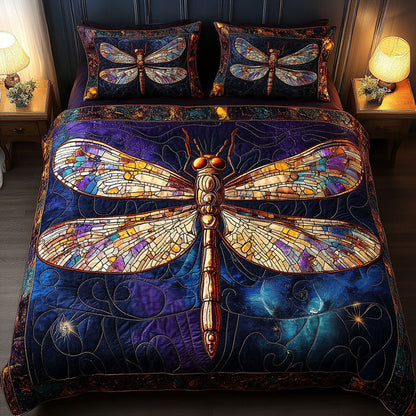 Night Mosaic 3-Piece Quilted Bedding Set NCU0NT3127