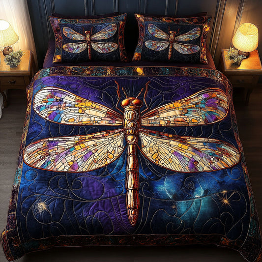 Night Mosaic 3-Piece Quilted Bedding Set NCU0NT3127