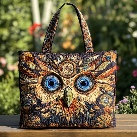 Night Owl Quilted Tote Bag NCU0DK8954