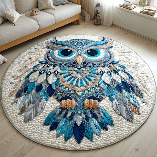 Night Perch Quilted Round Mat NCU0TD391