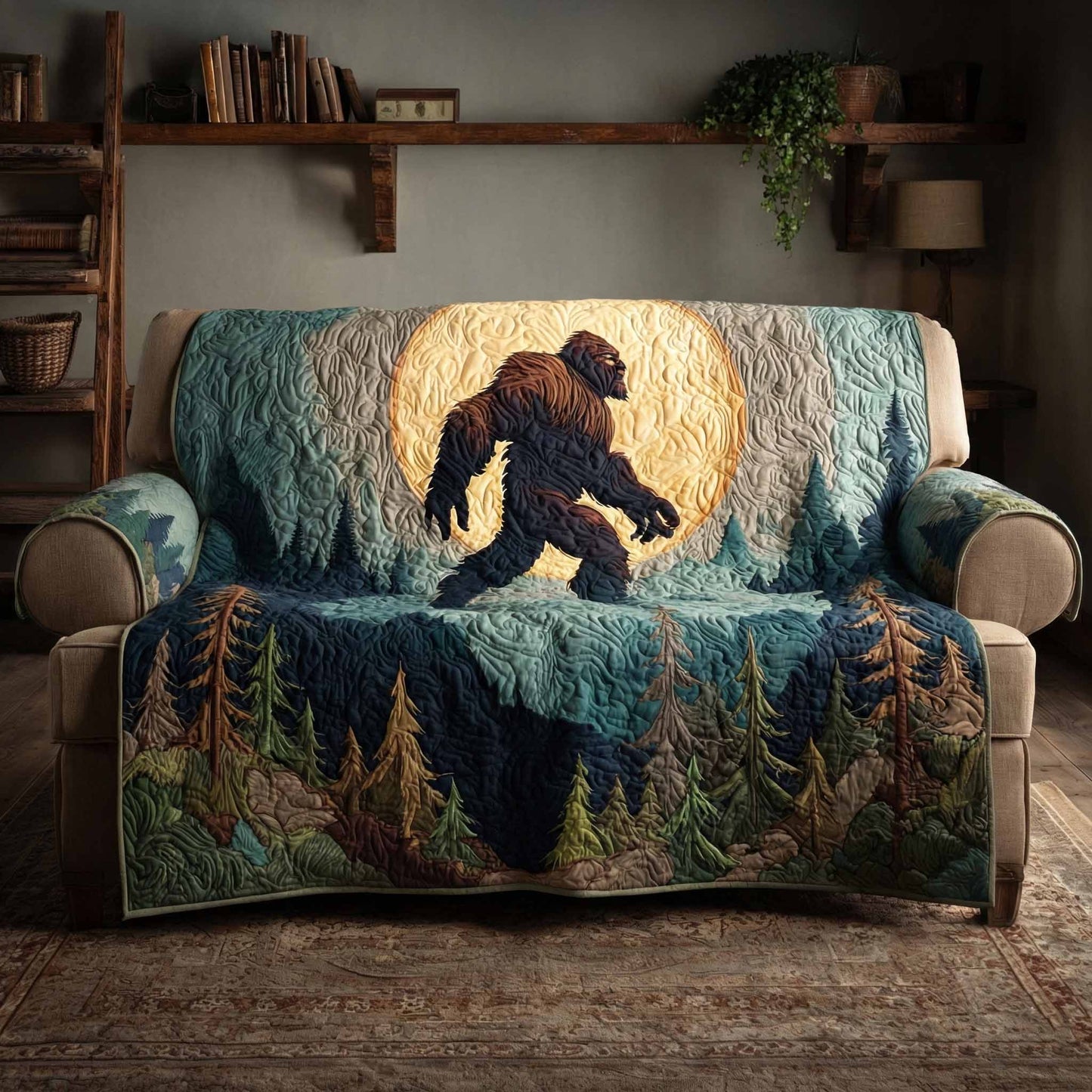 Night Roamer Quilted Sofa Cover NCU0XD2365