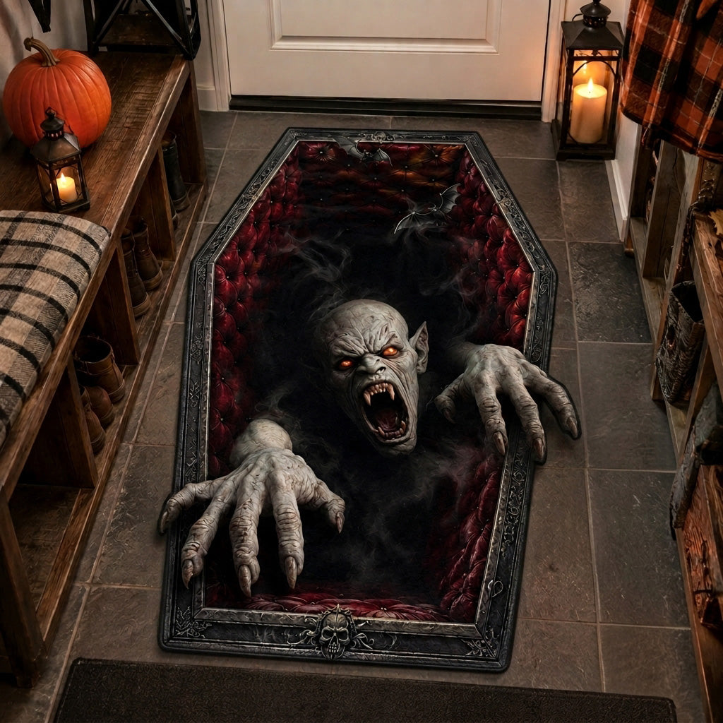 Night Terror Custom Shape Area Rug NCU0TV2032