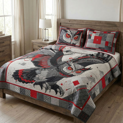 Night Watcher 3-Piece Quilted Bedding Set NCU0NT12536