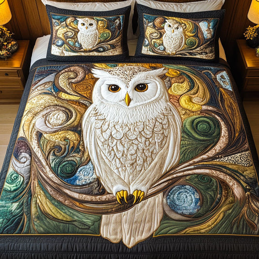 Night Watcher 3-Piece Quilted Bedding Set NCU0NT2545