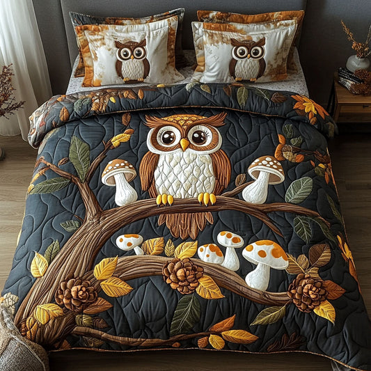 Night Watcher 3-Piece Quilted Bedding Set NCU0NT4745