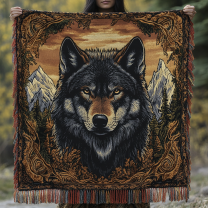 Nightfall Howl Woven Sofa Blanket NCU0DV3913