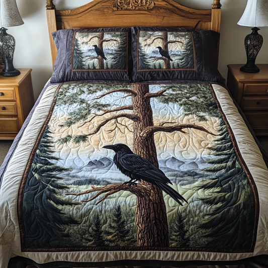 Nightfall Nest 3-Piece Quilted Bedding Set NCU0VH2059