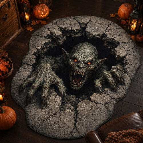 Nightmare Breakout Custom Shape Area Rug NCU0DV9845