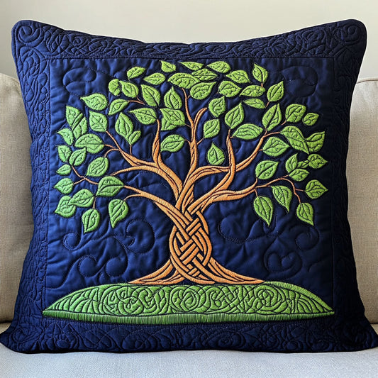 Nightshade Wisdom Tree Quilted Pillow Case NCU0NT5752