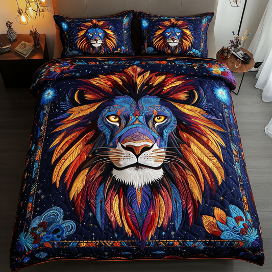 Noble Beast 3-Piece Quilted Bedding Set NCU0DK4382