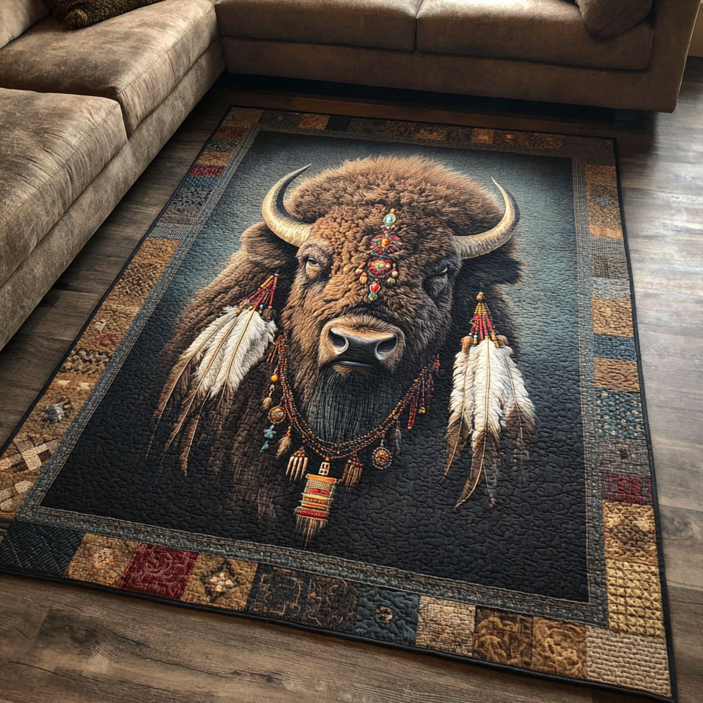 Noble Bison Area Rug NCU0DK10517 – Vantique