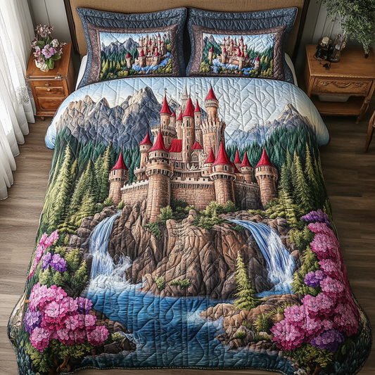 Noble Castle 3-Piece Quilted Bedding Set NCU0DK8022