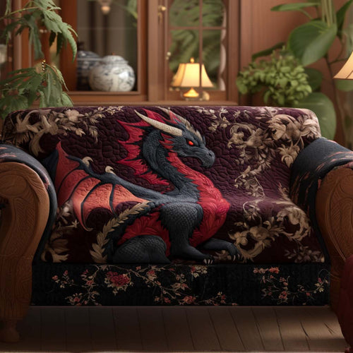Noble Dragon Quilted Sofa Cover NCU0NT11180