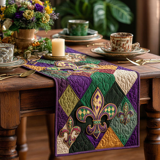 Noble Fleur Quilted Table Runner NCU0PT10980