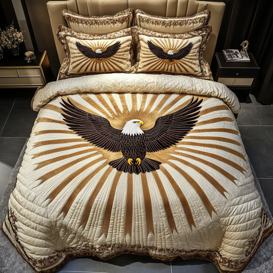 Noble Flight 3-Piece Quilted Bedding Set NCU0VH2230