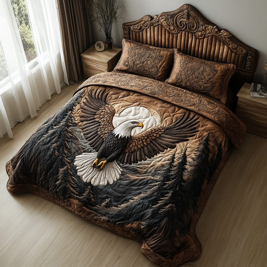 Noble Flight 3-Piece Quilted Bedding Set NCU0DV3089