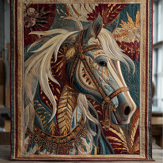 Noble Horse Quilted Blanket NCU0DK8397