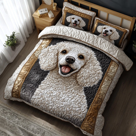 Noble Paws 3-Piece Quilted Bedding Set NCU0DV7474