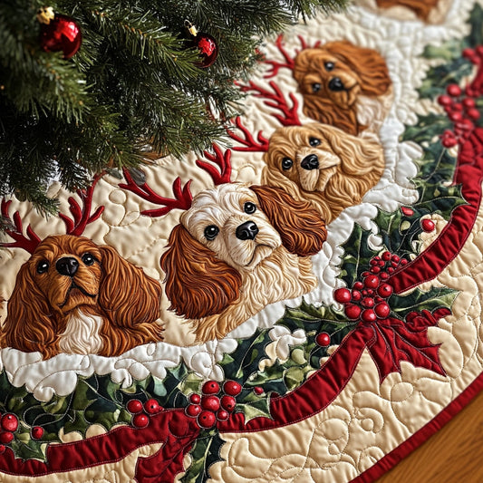 Noble Paws Quilted Christmas Tree Skirt NCU0PT2072