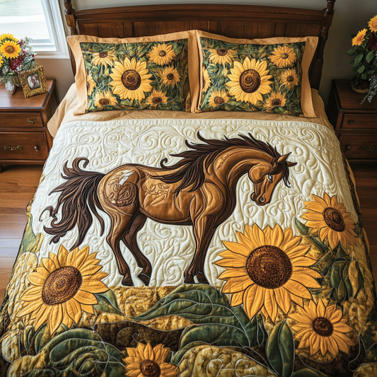 Noble Ride 3-Piece Quilted Bedding Set NCU0DK6951