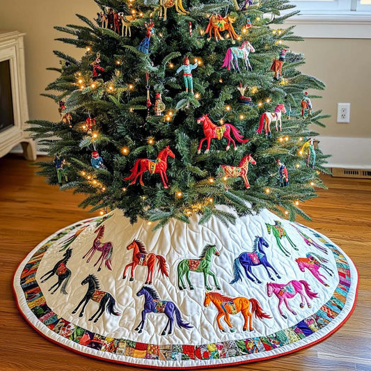Noble Spirit Christmas Quilted Tree Skirt NCU0NT1798