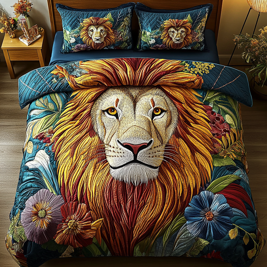 Noble Strength 3-Piece Quilted Bedding Set NCU0VH2337