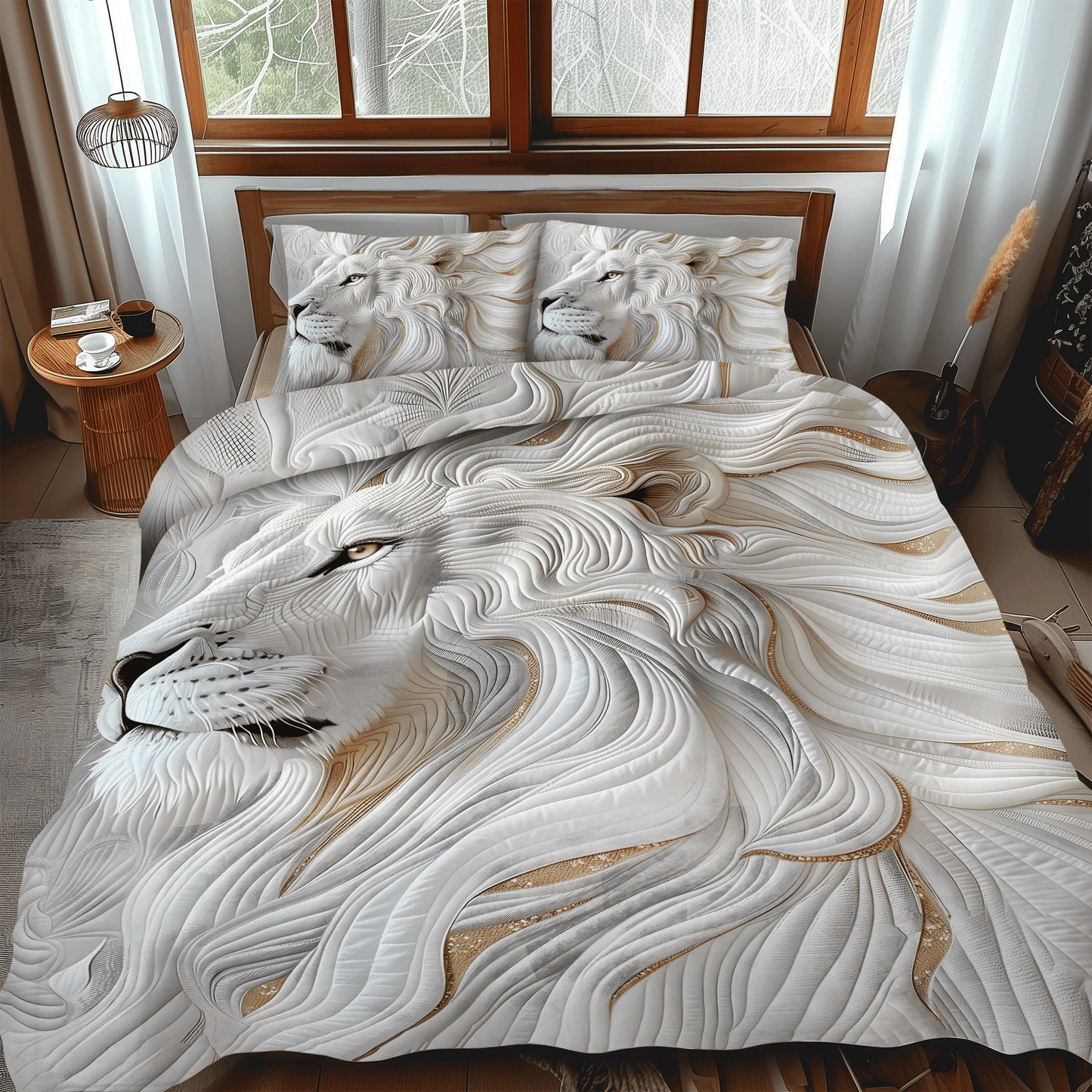 Noble Strength 3-Piece Quilted Bedding Set NCU0DV2120