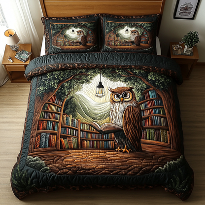 Nocturnal Glance 3-Piece Quilted Bedding Set NCU0DK7320