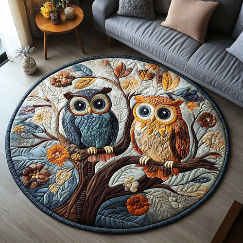 Nocturnal Guardians Quilted Round Mat NCU0PT5847