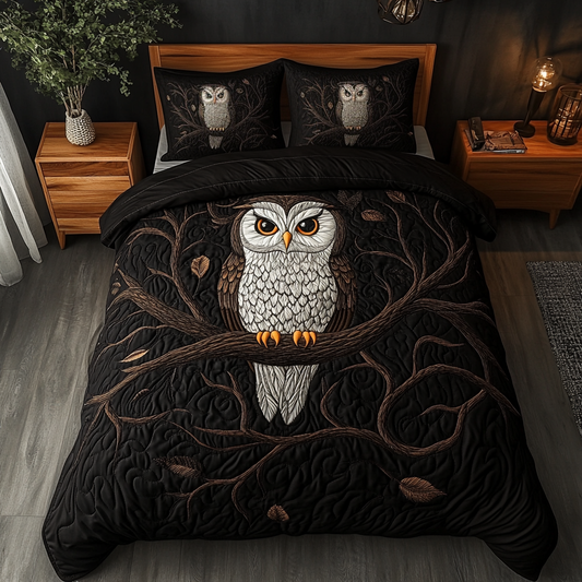 Nocturnal Majesty 3-Piece Quilted Bedding Set NCU0DK3617