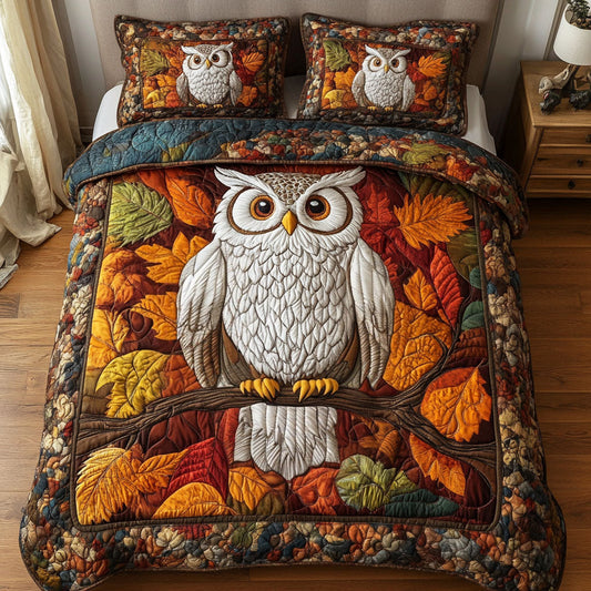 Nocturnal Spirit 3-Piece Quilted Bedding Set NCU0NT2546