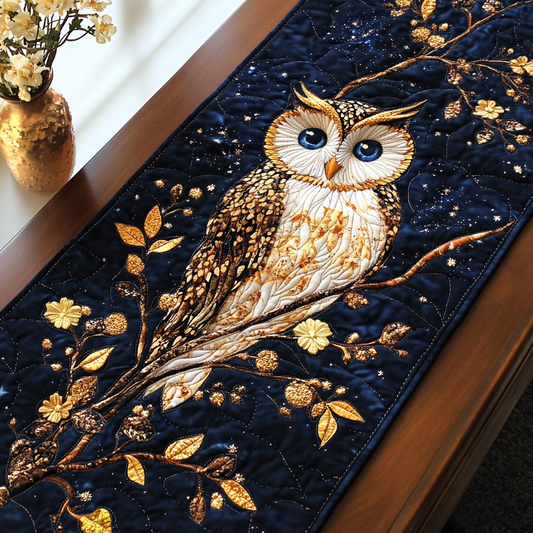 Nocturnal Watcher Quilted Table Runner NCU0DK4172