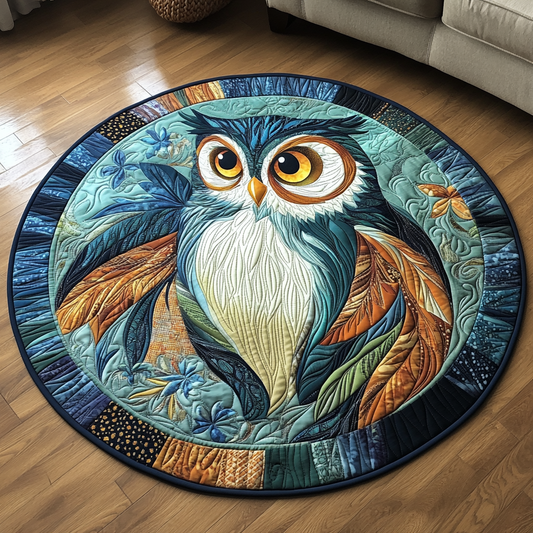 Nocturnal Wings Quilted Round Mat NCU0DK4956