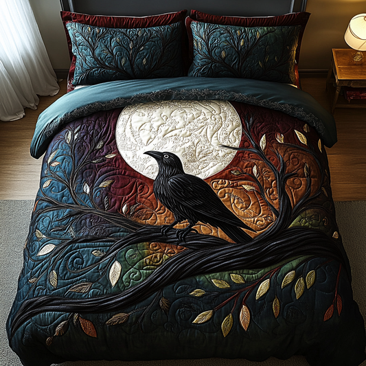 Nocturne Flight 3-Piece Quilted Bedding Set NCU0DK4968