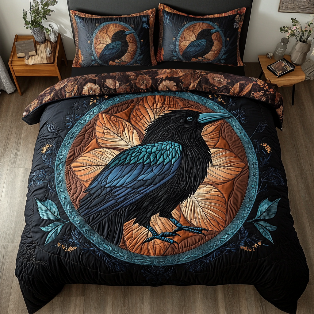 Nocturne Haven 3-Piece Quilted Bedding Set NCU0VH3096