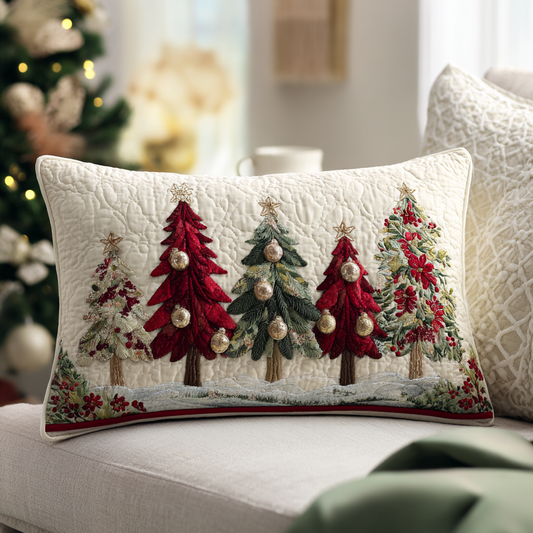 Noel Forest Quilted Bedding Pillow Case NCU0DV7566