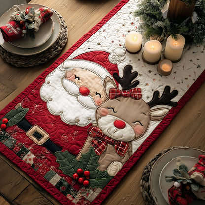 Noel Heartlight Quilted Table Runner NCU0TH3425