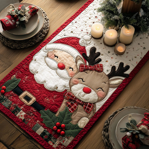 Noel Heartlight Quilted Table Runner NCU0TH3425