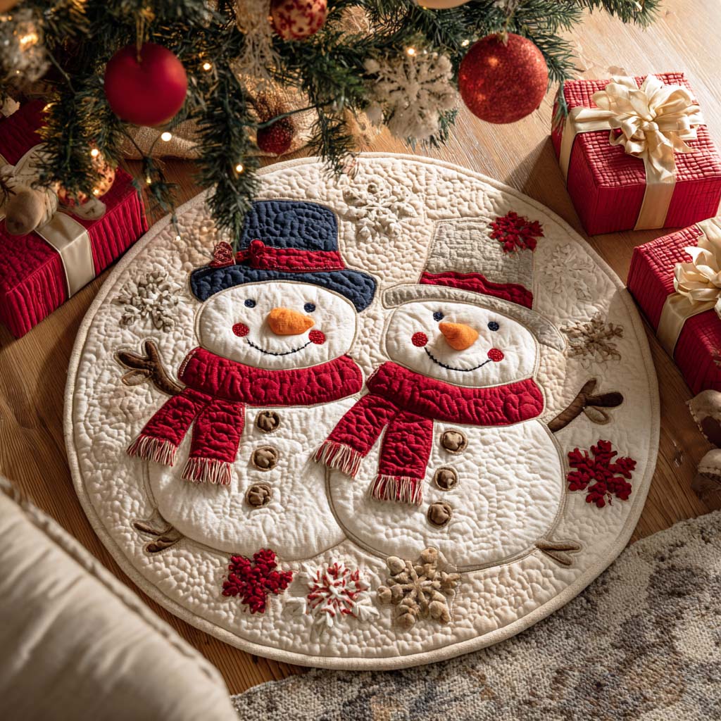 Noel Light Quilted Round Mat NCU0TD269