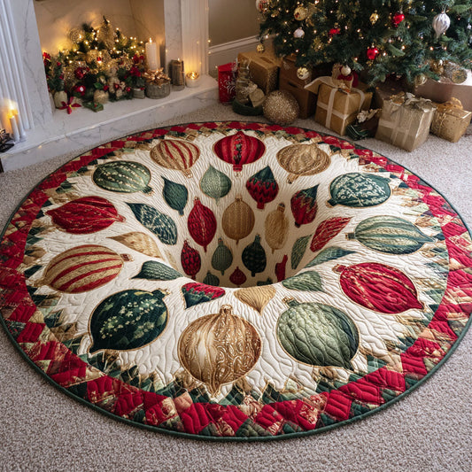 Noel Light Quilted Round Mat NCU0TD349