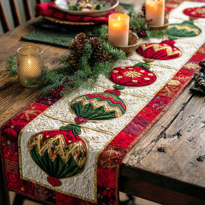 Noel Light Quilted Table Runner NCU0TD409