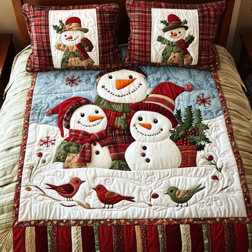 Noel Spirit 3-Piece Quilted Bedding Set NCU0NT11032