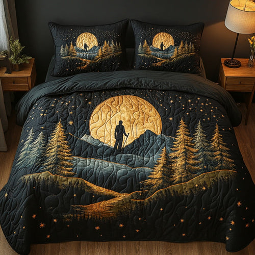 Nomad Nights 3-Piece Quilted Bedding Set NCU0DV7827