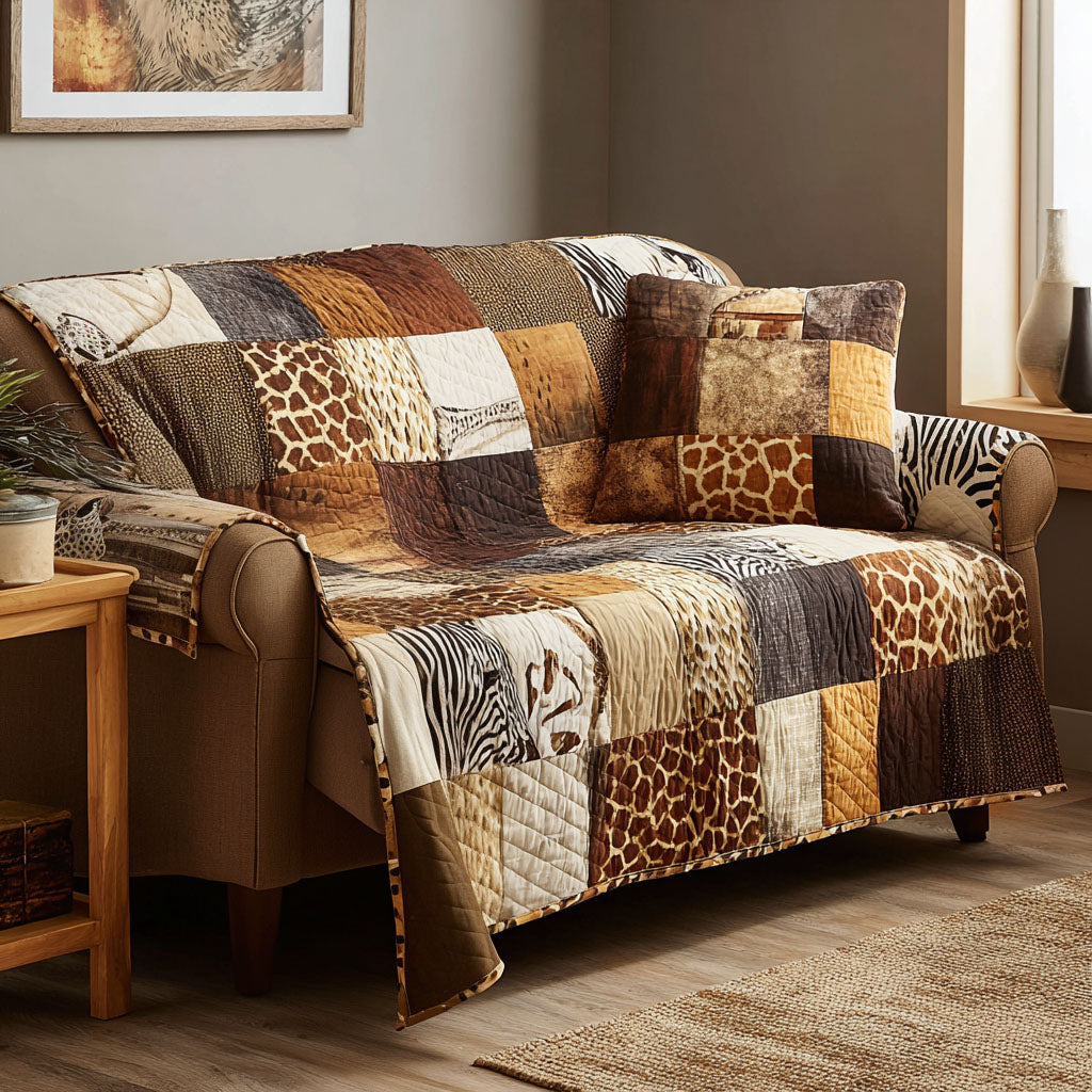 Nomad Quilted Sofa Cover NCU0NT12114