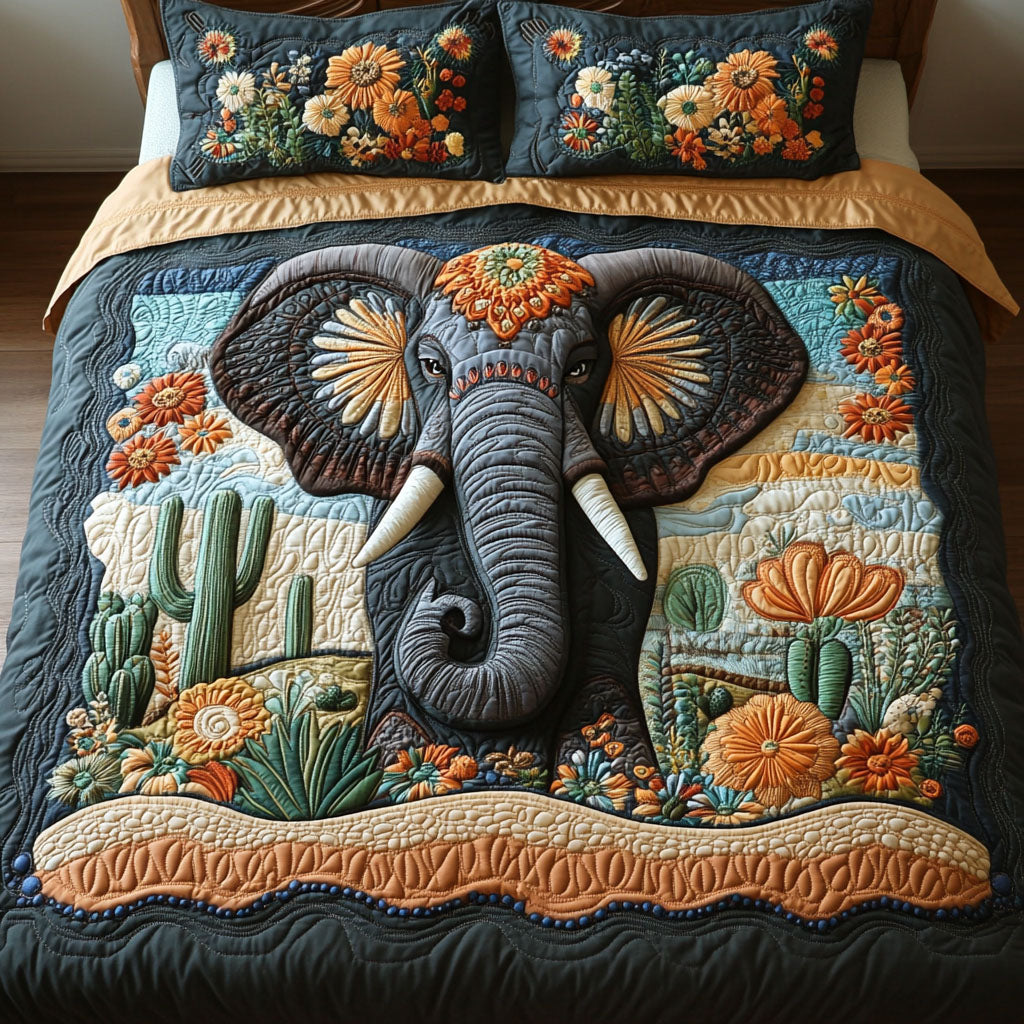 Nomad of the Sands 3-Piece Quilted Bedding Set NCU0PT7270