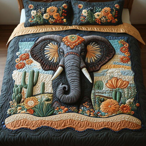 Nomad of the Sands 3-Piece Quilted Bedding Set NCU0PT7270