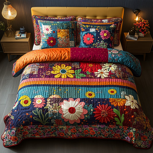 Nomadic Dreams 3-Piece Quilted Bedding Set NCU0PT7035