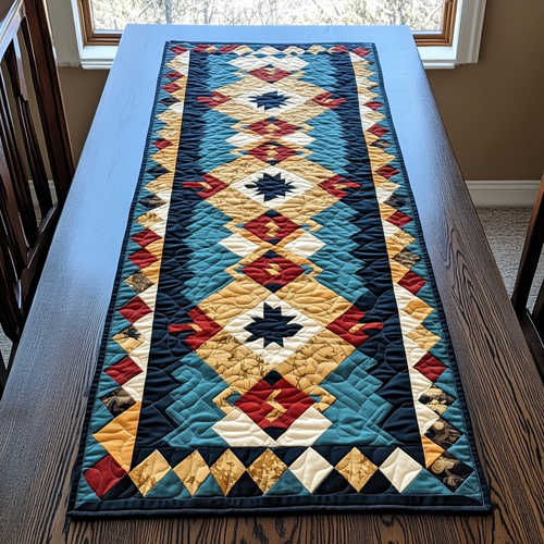 Nomadic Essence Quilted Table Runner NCU0DK5124