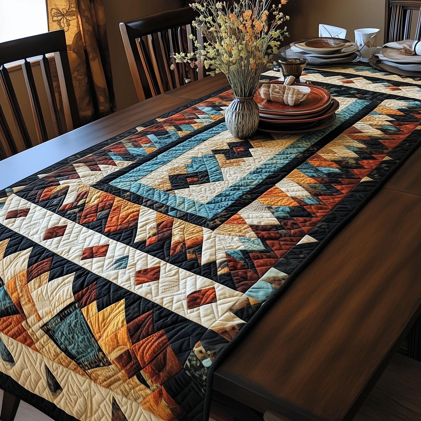 Nomadic Luxe Quilted Table Runner NCU0PT3992