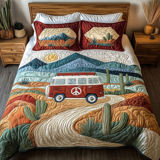 Nomadic Spirit 3-Piece Quilted Bedding Set NCU0PT6129